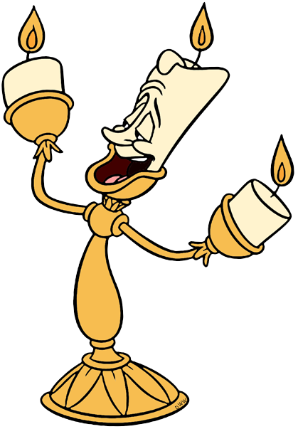 Lumiere and Cogsworth Clip Art 2 | Disney Clip Art Galore