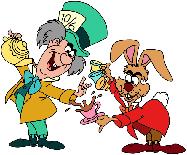 March Hare and Mad Hatter Clip Art | Disney Clip Art Galore