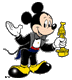 Mickey Mouse wins an award