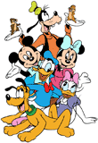 Mickey Mouse and friends