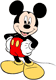 Mickey Mouse with hands on hips