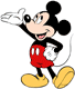 Mickey Mouse presenting