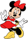 Minnie Mouse wearing a bracelet