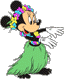 Minnie Mouse hula dancing