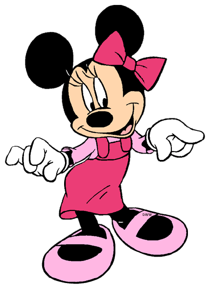 minnie mouse clip art pink - photo #28