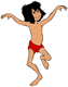 Mowgli dancing