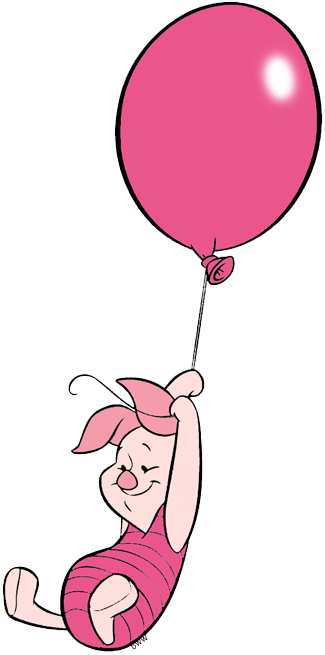 balloon piglet clip disney floating disneyclips imagesnewb