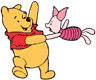 Winnie the Pooh, Piglet dancing
