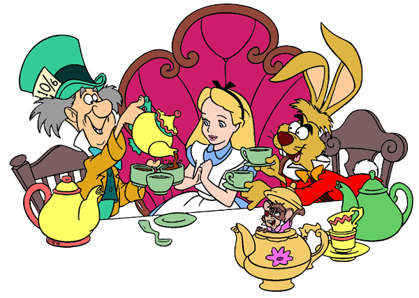 March Hare and Mad  Hatter  Clip Art Disney Clip Art Galore