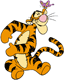 Tigger, butterfly