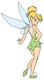 Tinker Bell back view