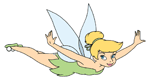 Tinker Bell flying