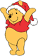 Winnie the Pooh as Santa Claus