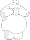Baymax forming a heart with his fingers
