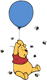 Winnie the Pooh, balloon, bees