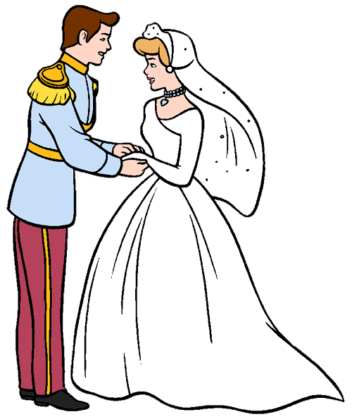 clipart disney princess clip weddings cinderella prince fanpop disneyclips dp charming