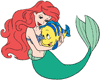 Ariel, Flounder hugging
