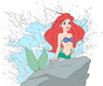 Ariel making a splash