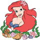 Ariel, seashells
