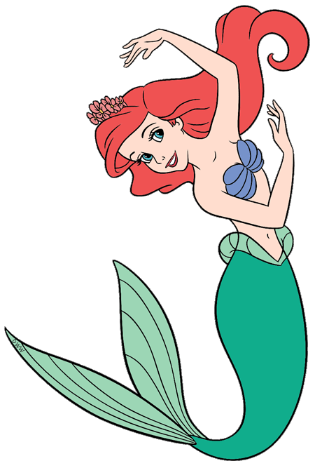 disney clipart little mermaid - photo #50