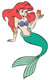 Ariel, seahorse