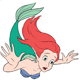 Startled Ariel