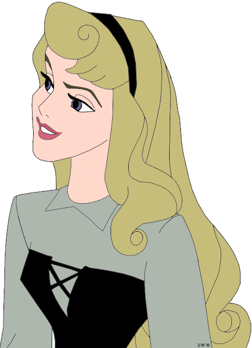 disney coloring pages princess for Clip Sleeping Art Galore   Art Clip Beauty's Disney Aurora