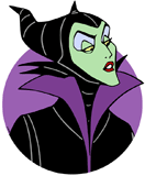 Maleficent's face