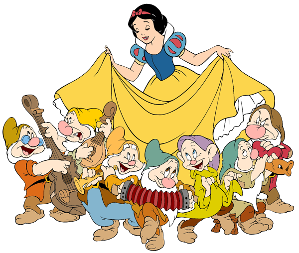 clip art snow white and the seven dwarfs - photo #8