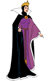 The Evil Queen giving a command