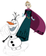 Elsa creating Olaf