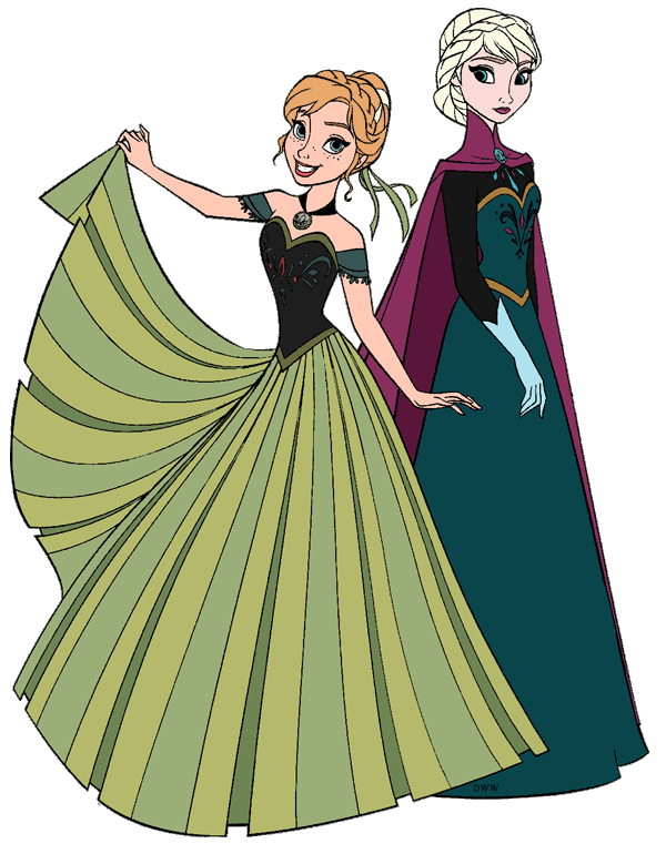 clipart anna elsa - photo #21