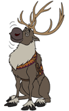 Sven sitting up proudly
