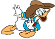 Cowboy Donald Duck