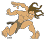 Tarzan running