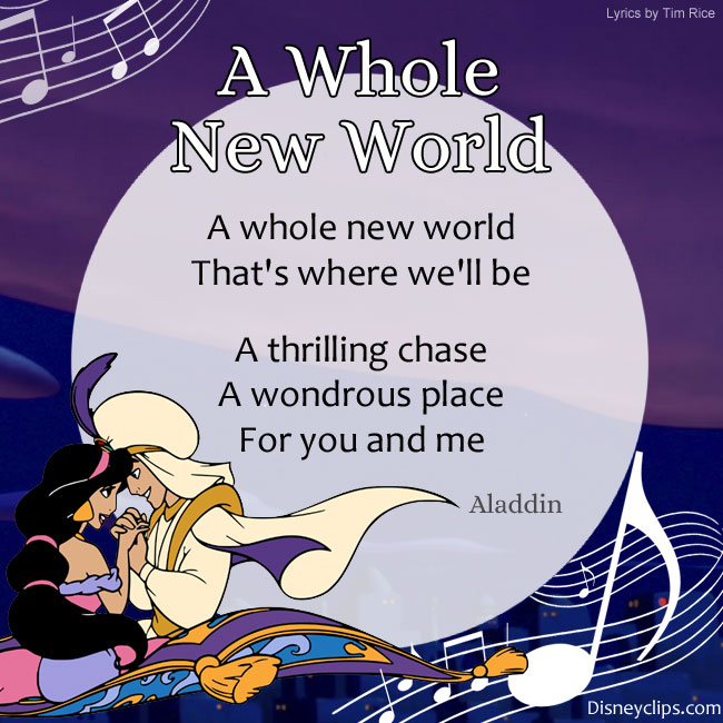 A Whole New World Lyrics