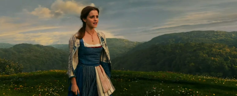 Belle in a field