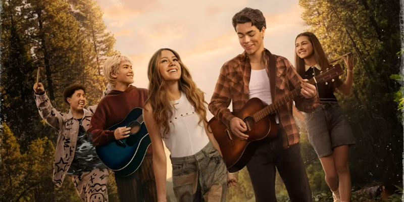 Sage, Fletch and other characters in Camp Rock 3