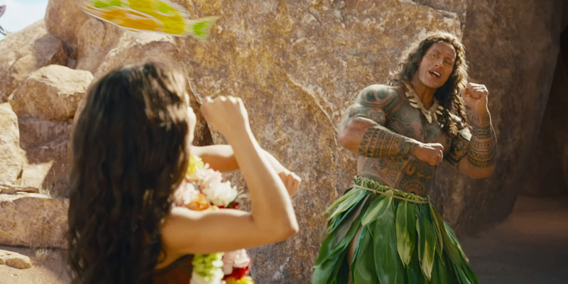 Moana and Maui