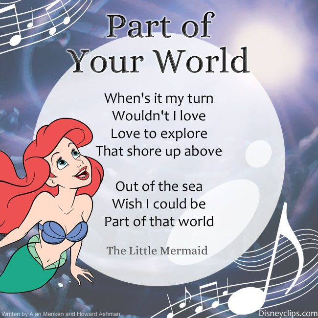 Part of Your World Lyrics