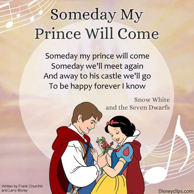 Someday My Prince Will Come Lyrics