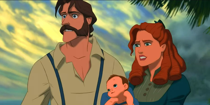 Tarzan and his parents