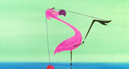 Pink flamingo yo-yo