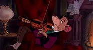Basil playing the violin