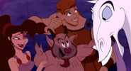 Hercules, Meg, Pegasus, Phil