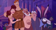 Hercules, Meg, Pegasus, Phil