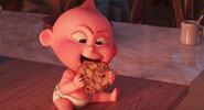 Jack-Jack eating a cookie