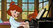 Jenny, Oliver at the piano