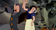 Snow White and Dopey dancing