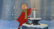 Wart pulling the sword from the stone